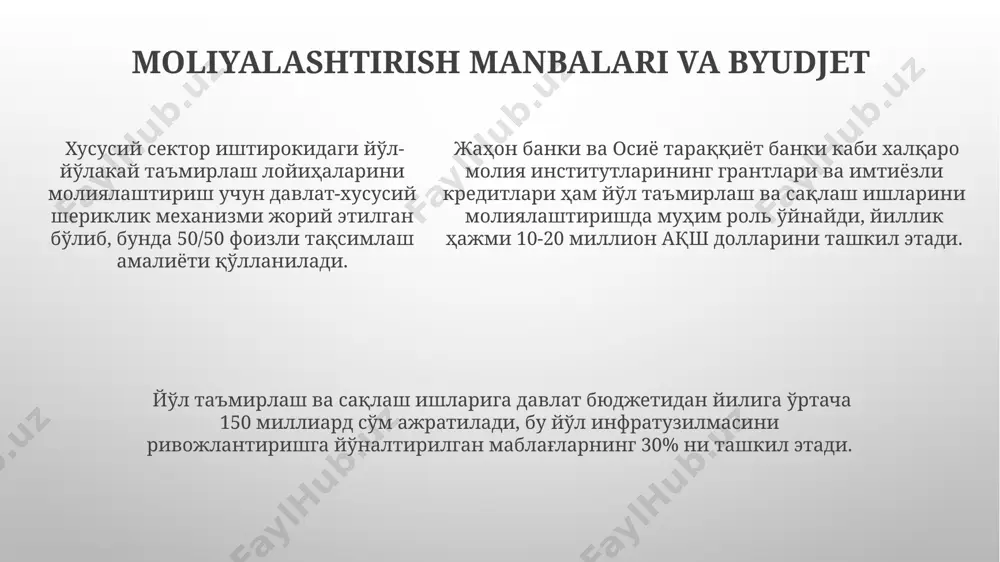 yurtimizda avtomobil yollarini tamirlash va saklash ishlari - Page 5