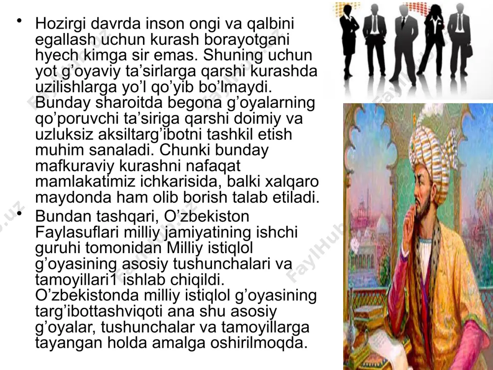 milliy istiqlol g’oyasining inson ongi va qalbiga singishi - Page 5