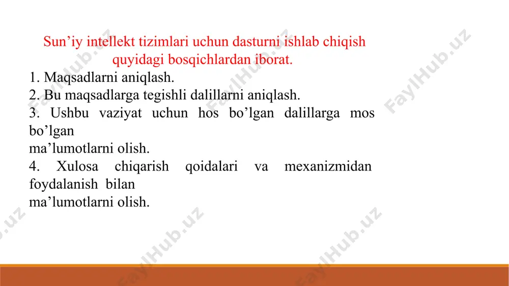 bilimlar bazasi va ularni ifodalash usullari - Page 3