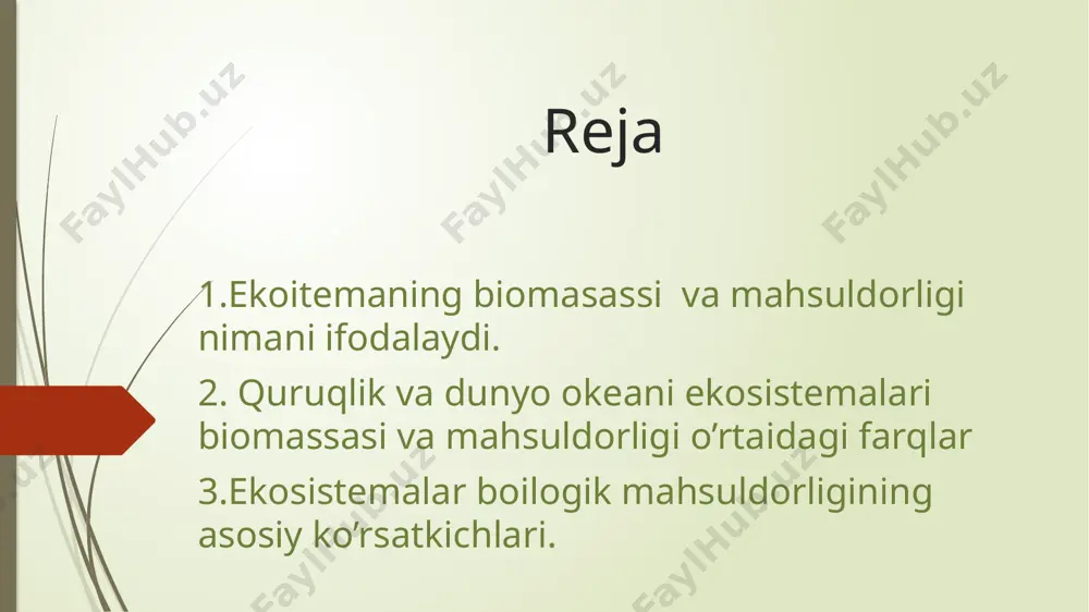 ekotizmlarning mahsuldorligi - Page 2