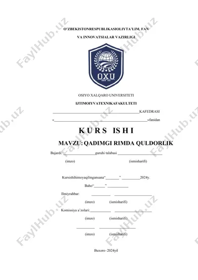 qadimgi rimda quldorchilik — DOCX