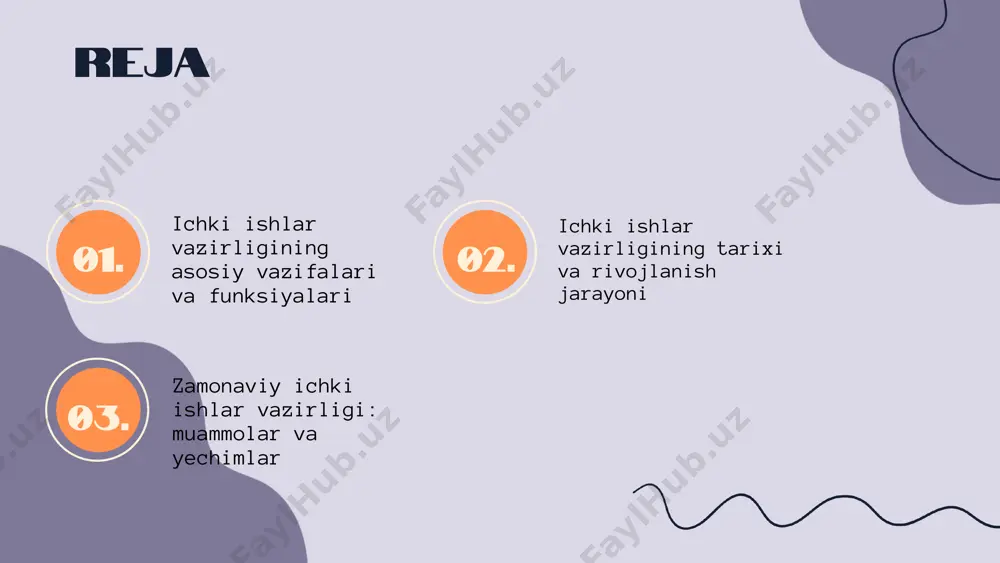 erish bilan shug'ullanadi. bu jarayon fuqarolarning ijtimoiy himoyasini kuchaytiradi. ta'lim va tarbiya ichki ishlar organlari yosh avlodni tarbiyalash va ularni huquqiy bilimlar bilan ta'minlashda ishtirok etadi. bu, qonunlarga hurmat va tartib-intizomni oshirishga yordam beradi. xavfsizlikni ta'minlash ichki ishlar vazirligi xavfsizlikni ta'minlash bo'yicha bir qator muhim tadbirlar va yo'nalishlarga ega. ushbu tadbirlar orasida jamoatchilik xavfsizligini oshirish, jinoyatchilikni oldini olish, va fuqaro huquqlarini himoya qilish kiradi. 2022-yilda jinoyatchilik darajasi 15% ga kamaydi, bu esa vazirlikning samarali choralar ko'rayotganini ko'rsatadi. shuningdek, xavfsizlikni ta'minlash uchun zamonaviy texnologiyalarni joriy etish, jamoa bilan ishlash va profilaktik tadbirlar o'tkazish muhim ahamiyatga ega. statistik ma'lumotlar shuni ko'rsatadiki, 2021-yilda 5000 dan ortiq jinoyat sodir etilgan bo'lsa, 2022-yilda bu raqam 4250 ga tushdi. jamiyat bilan muloqot muloqotning asosiy jihatlari ichki ishlar vazirligi va jamiyat o'rtasidagi muloqot, fuqarolar bilan aloqani mustahkamlashda muhim ahamiyatga ega. bu muloqot, vazirlikning faoliyatini yanada ochiq va shaffof qilishga yordam beradi hamda fuqarolar ishtirokini oshiradi. jamiyat fikri …