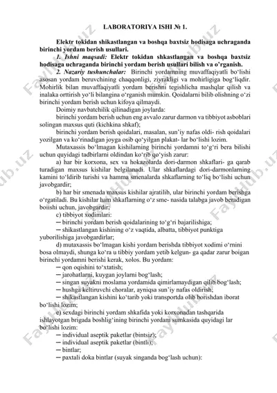elektr xavfsizligi asoslari — DOCX