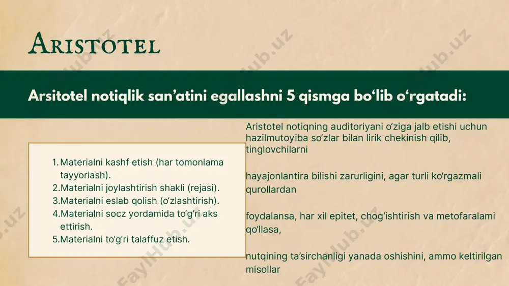 ‘stning ozori senda hosil bo‘lur, yoxud o‘z boshingga ulug‘ sho‘rish va g‘ovg‘o paydo qilursen. shul vajdin ham bul so‘z bilinaturg‘on, ammo aytilm ayturg‘on so‘zdur. bu so'zlarning yaxshirog‘i ham bilinaturg‘on va ham aytuiaturg‘on so'zdur. ey farzand, bilg'ilki, so‘z to‘rt nav bo‘lur, undoqkim xaloyiq bilur. u1 olimdur, unga tobe bo'lmoq kerakdur. biri uldurkim, bilmas va bilmag'onin bilur, ul qobildur, unga o‘rgatmoq kerak. biri uldurkim, bilur va bilg‘onin bilmas, ul uyqudadur, uni bedor qilmoq kerakdur. biri uldirkim, bilmas va bilmag‘onin ham bilmas, u johildur, undan qochmoq kerakdur. ey farzand, so‘zning yuzin va orqasin bilg‘il va ularga rioya qilg‘il, har na so‘z desang yuzi bila degil, to suxango‘y boig‘aysan. agar so‘z aytib, so‘zning nechuk ekanin bilmasang qushga o'xsharsanki, unga to‘ti derlar, ul doim so‘zlar, ammo so‘zning ma’nosin bilmas. implicit intertextuality is more subtle and indirect. it refers to the presence of other texts or underlying connections without explicitly mentioning or citing them. alisher navoiy …