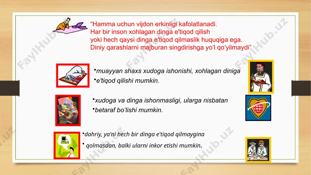 linadi? shirin soʻzlar va maqtovlarga koʻmib tashlash. bunda sekta a'zolari sizni qattiq sevishlari, ular uchun muhim ekaningiz, siz xudoning nazari tushgan odamligingizni uqtirishga harakat qiladilar. diniy sektalar oʻzlarining gʻarazli maqsadlariga erishish uchun quyidagilarga alohida e'tibor bilan qaraydilar - aholining diniy bilimlari pastligidan foydalanadilar - oxiratning yaqinligi bilan qoʻrqitadilar - asosan yoshlar va moddiy ahvoli nochor boʻlganlar ichida ish olib borishga intiladilar - yashirin faoliyat olib boradilar - sekta ichida boʻlayotgan voqealarning koʻpchilikka ma'lum boʻlib qolmasligini qattiq nazorat qiladilar - insonning ma'naviy va jismoniy kamolotga erishishga boʻlgan intilishidan foydalanadilar ugandadagi “oxirat kuni” sektasi boshliqlarining faoliyati bunga misol boʻladi. oxiratni 1999 yilning 31 dekabriga “belgilagan” ushbu sekta rahbarlari oʻz tarafdorlarini mol–mulklarini sotish, tushgan mablagʻni ularga berishga va shu yoʻl bilan gunohlardan forigʻ boʻlishga chaqirgan. qiyomatning 2001 yil 1 yanvarga “koʻchirilishi” sekta rahbarlariga nisbatan shubha uygʻonishiga olib kelgan. shundan soʻng rahbarlar kanungu qishlogʻida 500 dan ortiq oʻz tarafdorlarini aldab bir joyga toʻplab, ustlaridan …