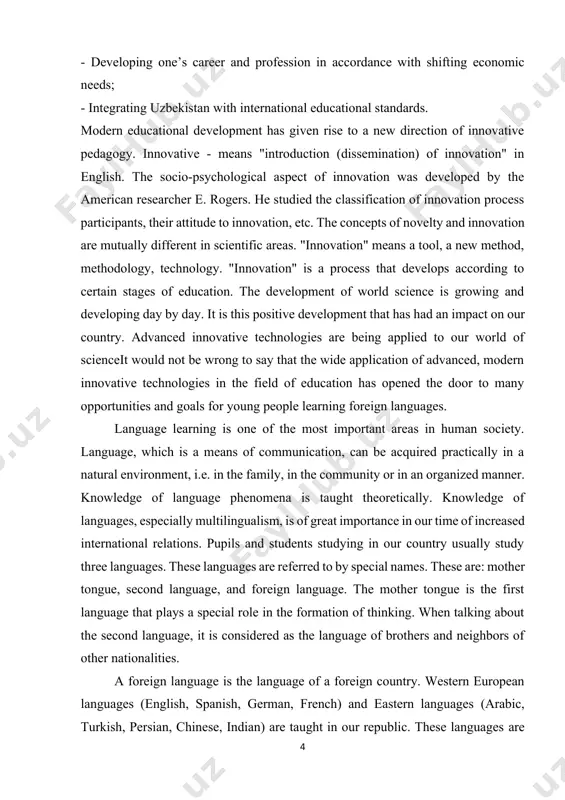 reign language mainly takes place in the classroom under the guidance of the teacher. among the three languages, learning and teaching a foreign language differs sharply in certain aspects. this, in turn, requires the use of appropriate foreign language teaching technology. by carefully mastering the achievements of the methodical science, the foreign language teacher can clearly know the standard of language experience of the student and achieve further improvement. effective teaching of foreign languages ​​requires knowledge of its methodology. learning and teaching foreign languages ​​largely depends on the theoretical development of foreign language teaching methodology issues and the creative application of theory in practice. therefore, it is important to learn, teach and apply foreign languages ​​to the educational system of our country.hоwеvеr, this rеsеаrсh wоrk is dеvоtеd tо teaching and learning grammar skills in english which are based on the usage of technology . this аll hеlp tо еlеvаtе thе …