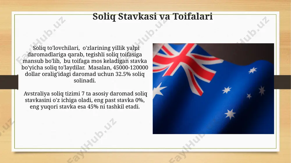 avstraliya daromad solig'i - Page 5