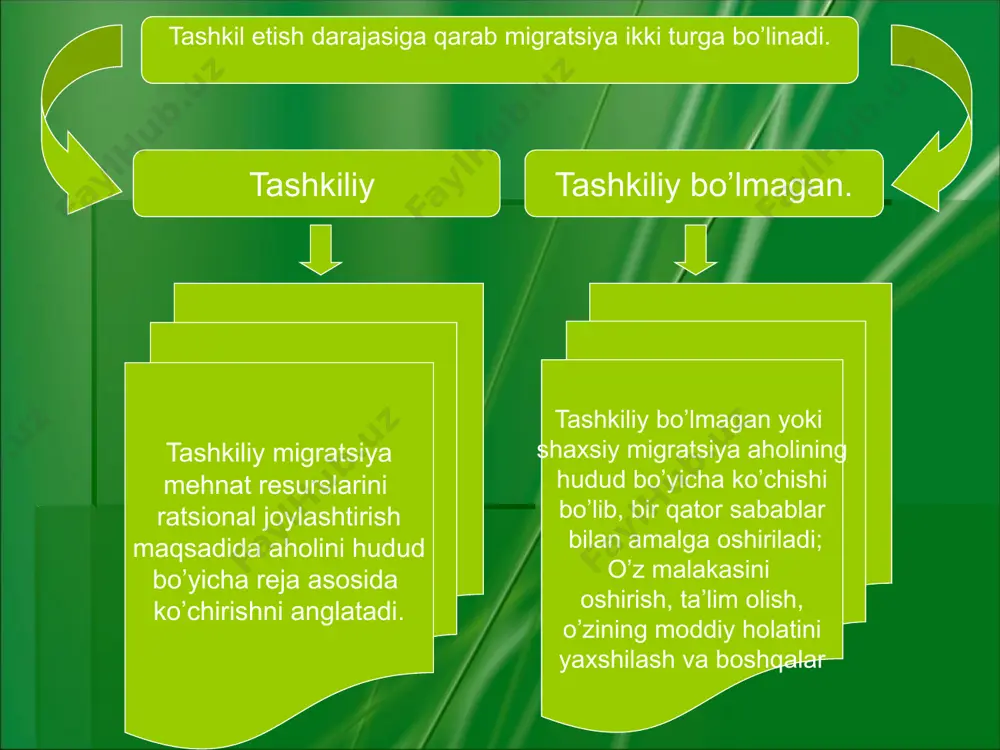 aholining mexanik harakati, migratsiya turlari va oqibatlari - Page 4