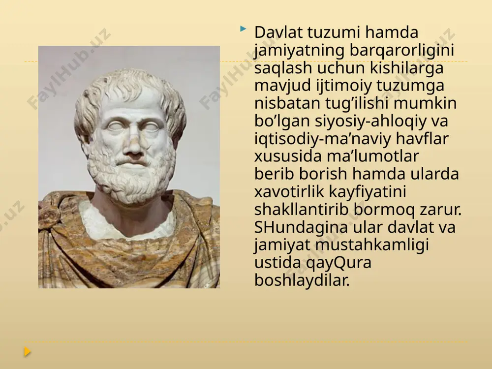 aristotelning ijtimoiy-siyosiy qarashlari - Page 4