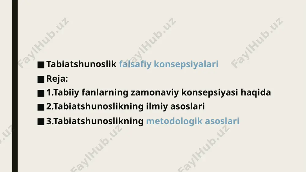 tabiatshunoslikning falsafiy konsepsiyalari - Page 3