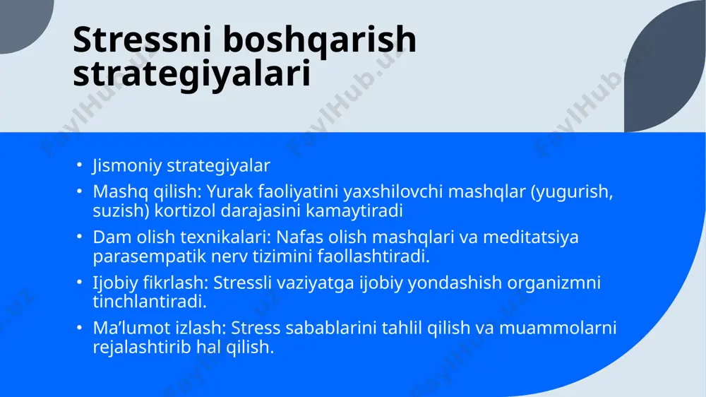 stressni boshqarish - Page 5