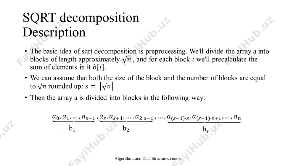 sqrt decomposition - Page 3