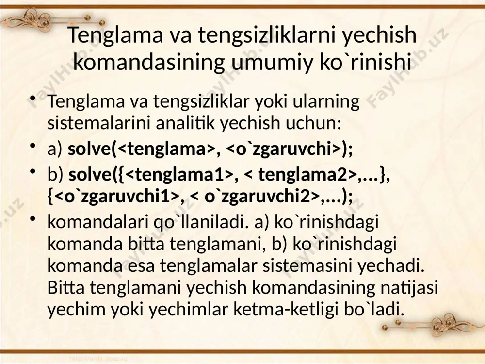 tenglama va tengsizliklar - Page 3