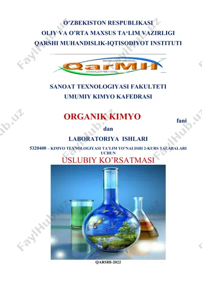 laboratoriya ishlari uslubiy ko'rsatma — DOCX