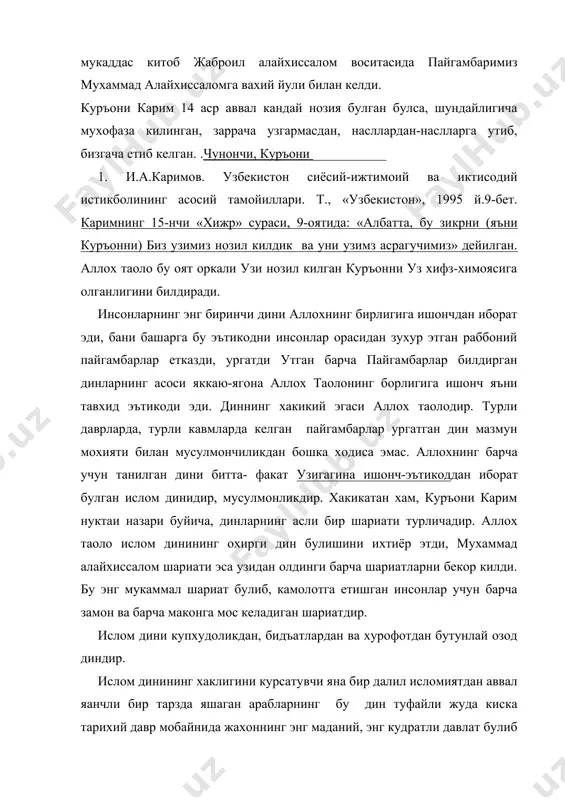 арини араб чулларидан европага кадар олиб борганларидир. ислом динини ёйиш учун илк бор испанияга кадам куйганларида, у ерни какрок бир чул холда курадилар ва киска давр ичида мамлакатни гулистонга айлантирадилар. тарихчи жон драпер (1811-1882) «европанинг маъанавий такомили» номли асарида исломнинг жахон маданияти тарихида тутган урни, мухим таъсири ва хизматлари хакида тухталиб шундай ёзади: «…мусулмонлар келган кунлариданок уларга (европаликларга) аввал тозаликни, поклик, озодаликни ургатдилар. зеро мусулмонлар бир кунда беш маротиба тахорат олиб покланар эдилар. уларни, хеч булмаганда, кунда бир маротиба ювинишга одатлантирдилар. кейин уларни эгниларида увада булиб кетган, бадбуй, битлаб кетган хайвон териларини ечтириб, урнига узларининг гузал мато ва соф ипакдан тикилган тоза, озода либосларини кийдирдилар. уларга овкатлантириш ва ейишни ургатдилар испанияда уйлар, кунокхоналар, саройлар, саройлар барпо этдилар. мактаб ва шифохоналар курдилар. дорилфунун ва мадрасалар бунёд этдилар. бу дорилфунунлар бутун дунё учун бир нур манбаига айланди. хар тарафда бог экинзорлар, гулистонлар барпо этдилар. мамлакат гуллаб-яшнади. вахший, ёввойи европаликлар бу вокеалар каршисида …
