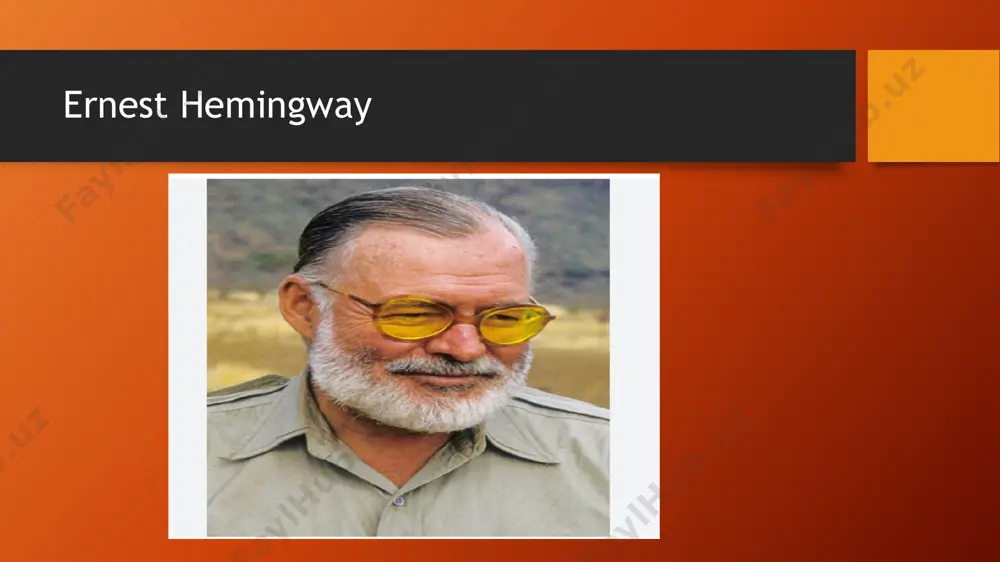 hemingway’s writing style peculiarities in his short stories - Page 5