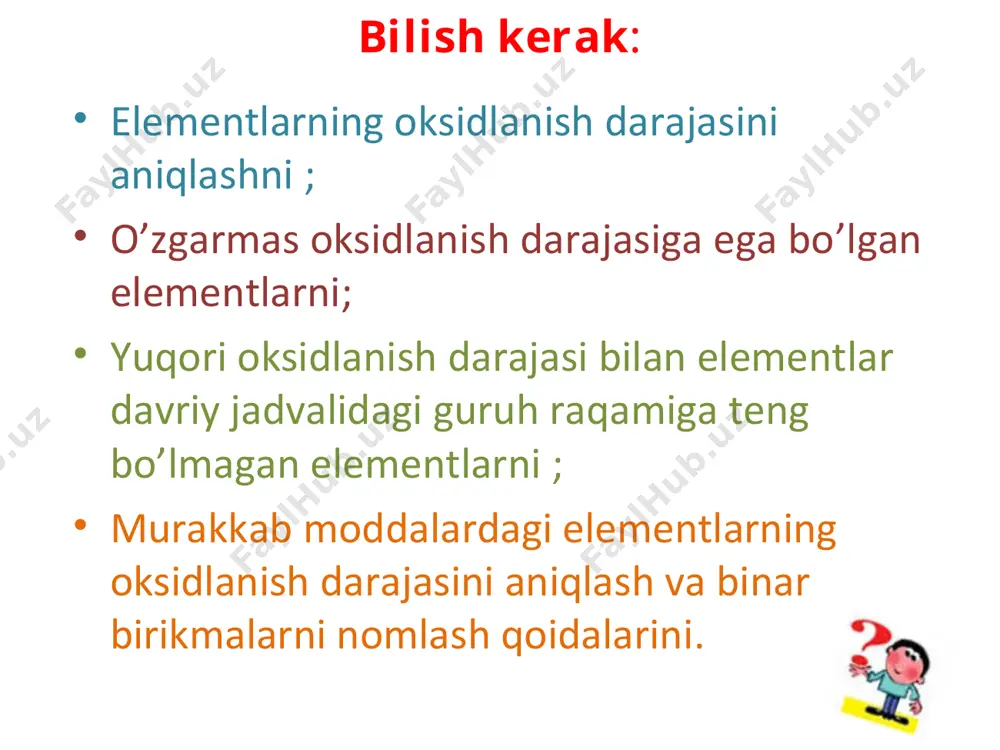 elementlarning oksidlanish darajasi - Page 3
