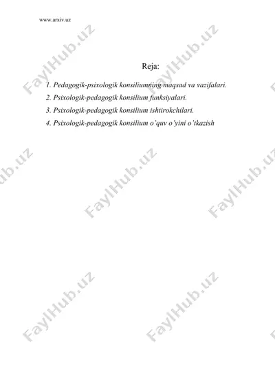 psixologik - pedagogik konsilium — DOC