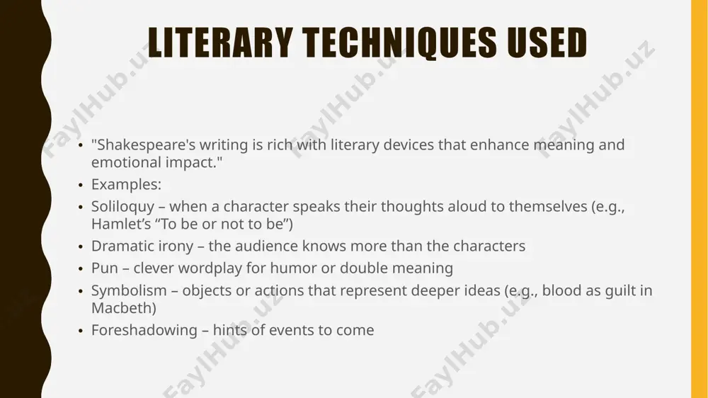 william shakespeare – his writing style and literary techniques - Page 5