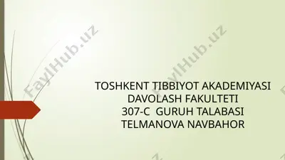 onkologik bemorlar ruhiyati — PPTX