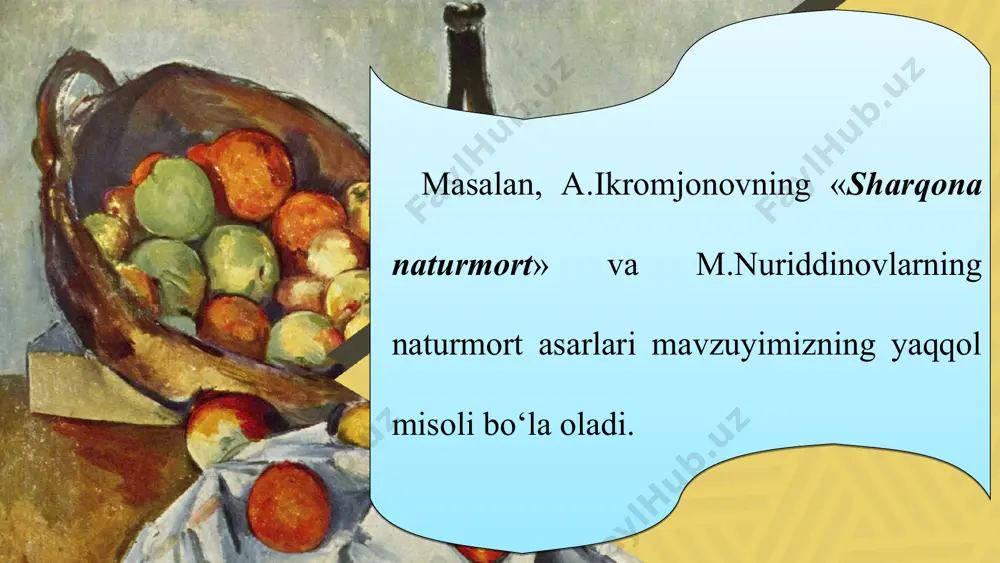 xotiradan naturmort kompozitsiyasini ishlash 5 - sinf - Page 5