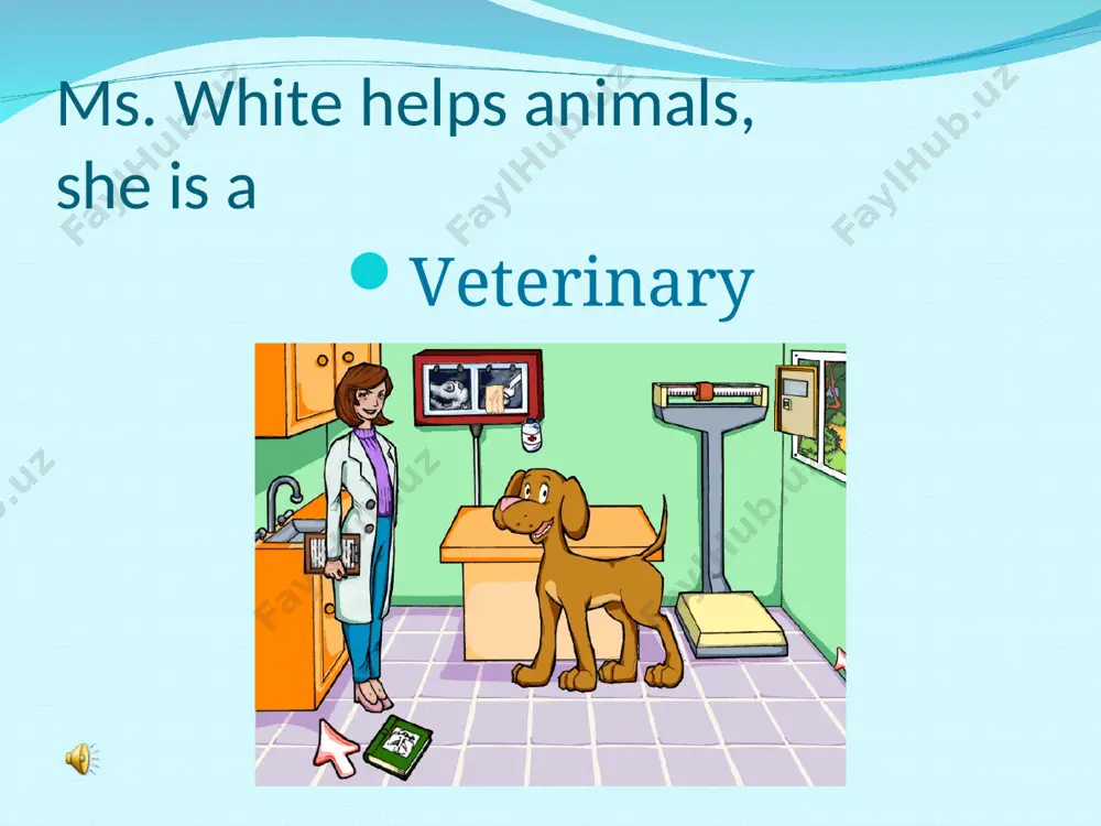ms. white helps animals, she is a... - Page 3