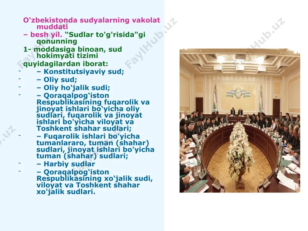 o`zbekiston respublikasi sud tizimi - Page 3