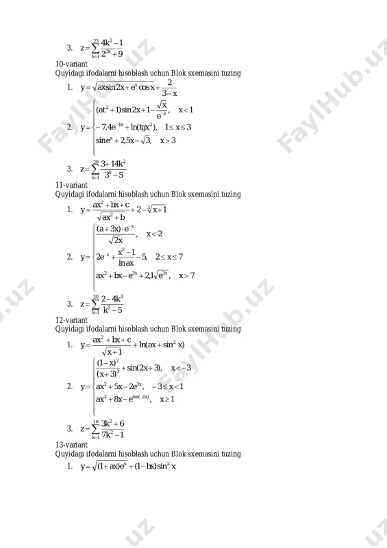 algoritm turlari va blok-sxemalar - Page 4