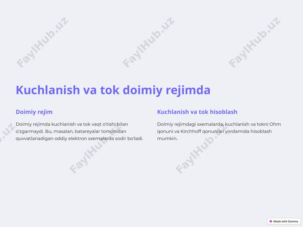 elektron sxemalarida kuchlanish va tokni hisoblash - Page 5