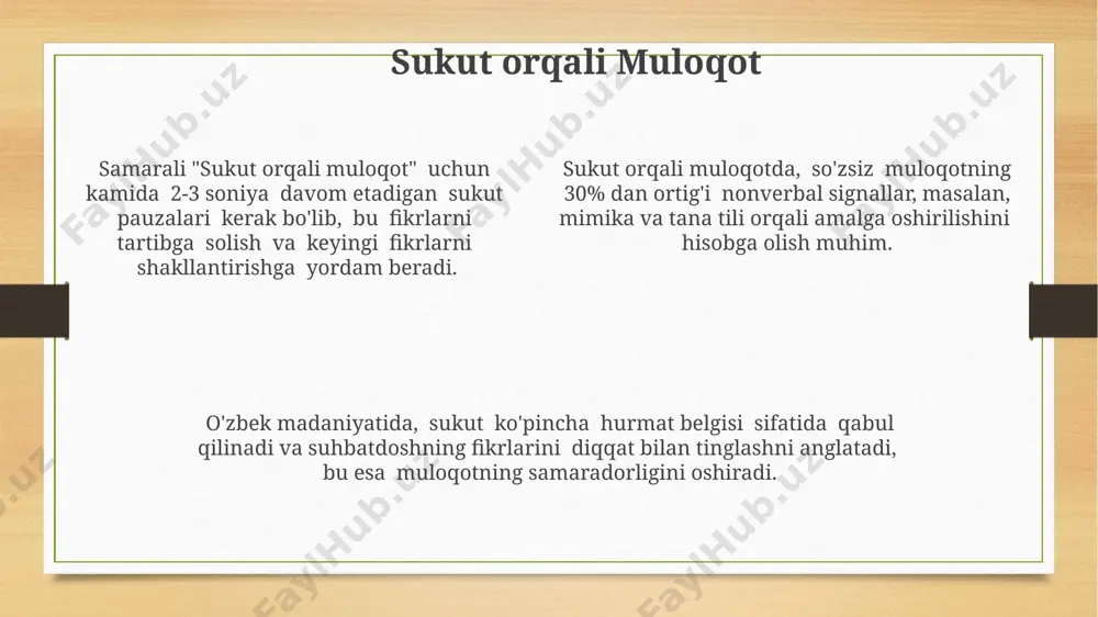 tinglash va sukut madaniyati - Page 4