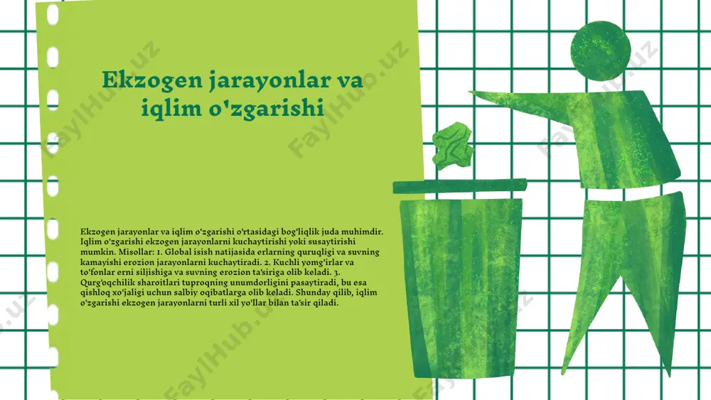 yer poʻstida ekzogen va endogen jarayonlar - Page 5