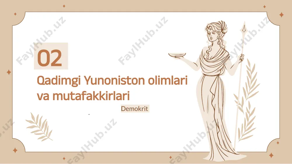 yunon olimlarining yutuqlari - Page 5
