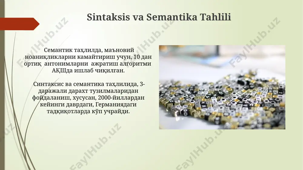 mashina tarjima tizimlarining lingvistik protsessori tuzilishi - Page 5