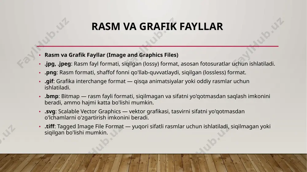 konvertatsiya. fayllarni bir formatdan boshqa formatga o’tkazish - Page 5