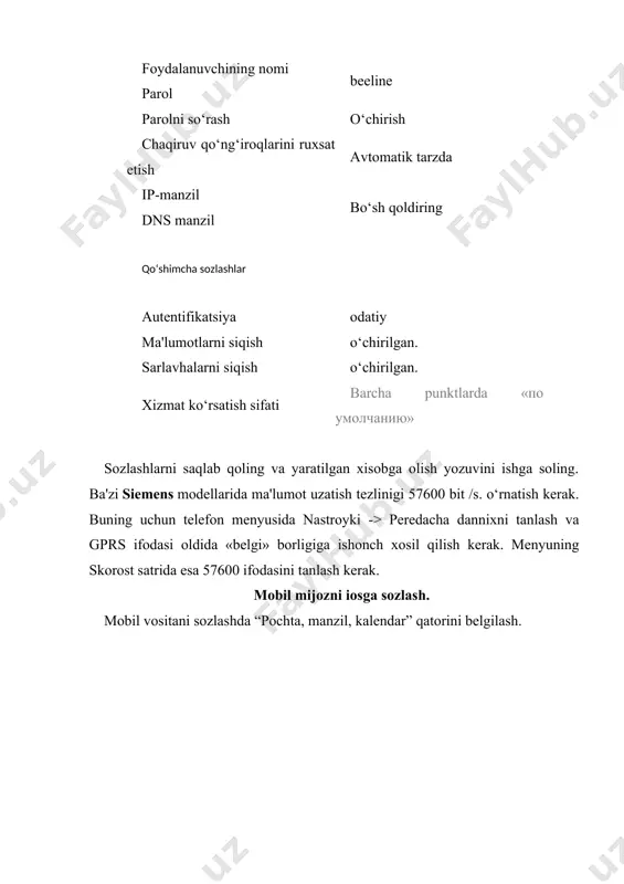mobil ot larni sozlash - Page 3