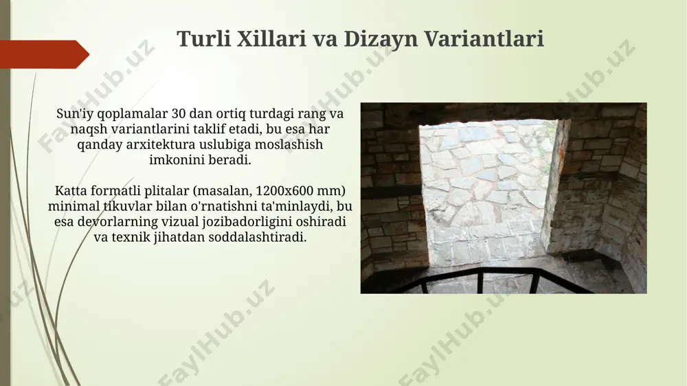 sun'iy qurilish pardozbop toshlari - Page 3