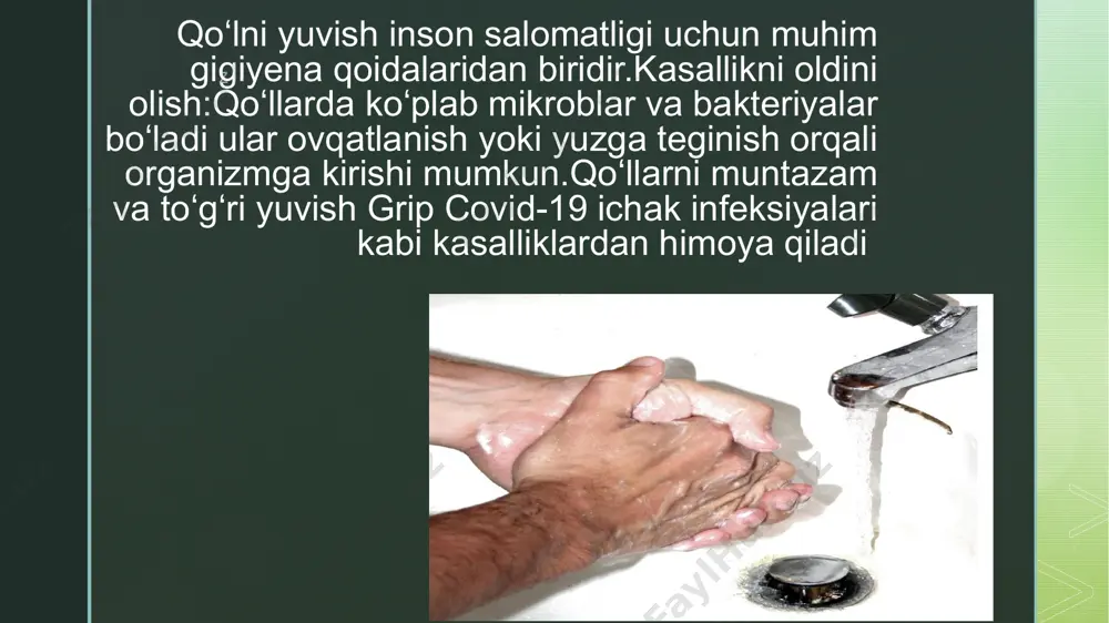 gigiyenada qo‘llaniladigan profilaktik chora tadbirlar - Page 5