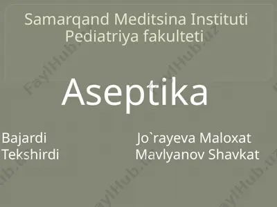 aseptika — PPTX