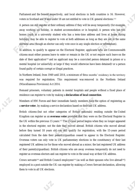 /wiki/returning_officer https://en.wikipedia.org/wiki/electoral_roll https://en.wikipedia.org/wiki/electoral_registration_officer https://en.wikipedia.org/wiki/northern_ireland https://en.wikipedia.org/wiki/electoral_office_for_northern_ireland https://en.wikipedia.org/wiki/electoral_commission_(united_kingdom) https://en.wikipedia.org/wiki/electoral_commission_(united_kingdom) https://en.wikipedia.org/wiki/electoral_registration_officer https://en.wikipedia.org/wiki/electoral_registration_officer https://en.wikipedia.org/wiki/england https://en.wikipedia.org/wiki/elections_in_the_united_kingdom#cite_note-3 https://en.wikipedia.org/wiki/british_nationality_law https://en.wikipedia.org/wiki/british_protected_person https://en.wikipedia.org/wiki/british_protected_person https://en.wikipedia.org/wiki/european_union https://en.wikipedia.org/wiki/uk https://en.wikipedia.org/wiki/republic_of_ireland https://en.wikipedia.org/wiki/commonwealth_of_nations https://en.wikipedia.org/wiki/fiji https://en.wikipedia.org/wiki/zimbabwe https://en.wikipedia.org/wiki/zimbabwe https://en.wikipedia.org/wiki/elections_in_the_united_kingdom#cite_note-6 https://en.wikipedia.org/wiki/elections_in_the_united_kingdom#cite_note-6 https://en.wikipedia.org/wiki/elections_in_the_united_kingdom#cite_note-8 https://en.wikipedia.org/wiki/electoral_registration_officer https://en.wikipedia.org/wiki/electoral_registration_officer https://en.wikipedia.org/wiki/local_government#united_kingdom https://en.wikipedia.org/wiki/elections_in_the_united_kingdom#cite_note-9 https://en.wikipedia.org/wiki/scotland https://en.wikipedia.org/wiki/wales https://en.wikipedia.org/wiki/leave_to_remain https://en.wikipedia.org/wiki/elections_in_the_united_kingdom#cite_note-scot2020-10 https://en.wikipedia.org/wiki/elections_in_scotland#scottish_parliament parliament and the senedd respectively, and local elections in both countries is 16. however, voters in scotland and wales under 18 are not entitled to vote in uk genera