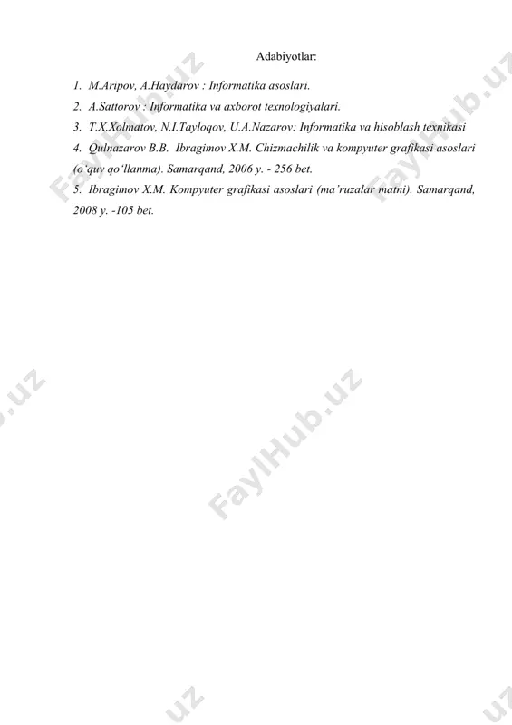 geometrik jismlar yaqqol tasviri asosida ularning ortogonal proyeksiyasini yasash - Page 4
