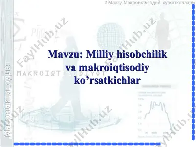 makroiqtisodiy ko’rsatkichlar — PPT