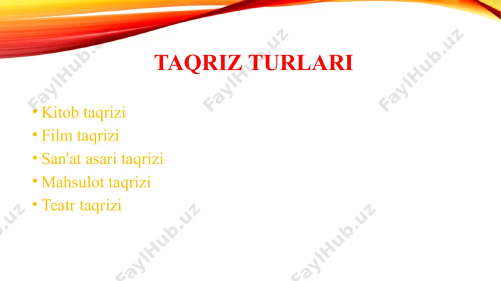 taqriz va uning turlari - Page 4