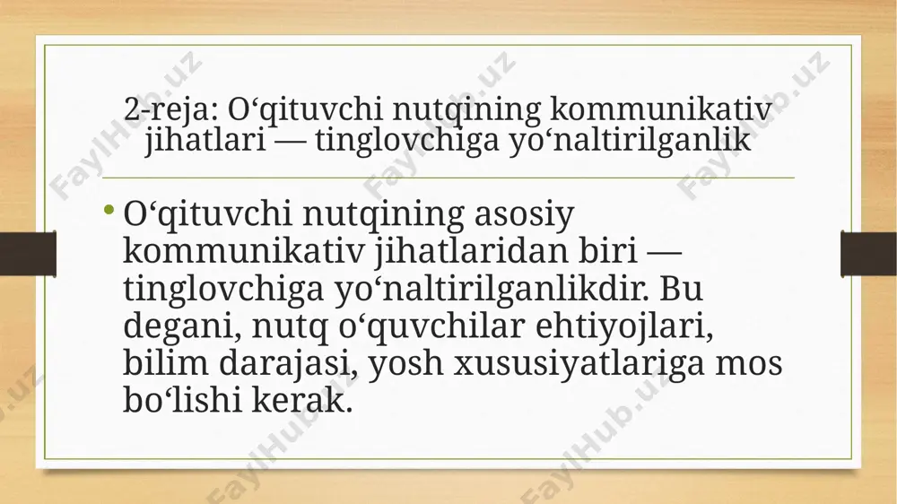 o‘qituvchining kommunikativ xususiyatlari - Page 5