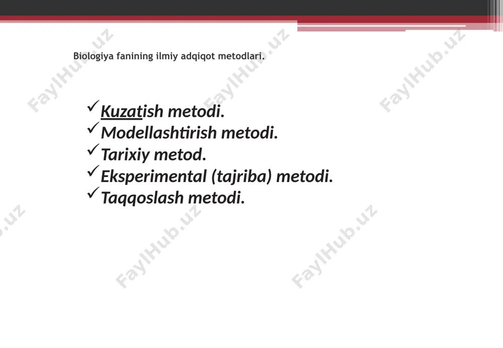 biologiya – hayot haqidagi fan - Page 5