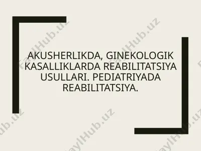 davolash jismoniy tarbiyasi — PPTX