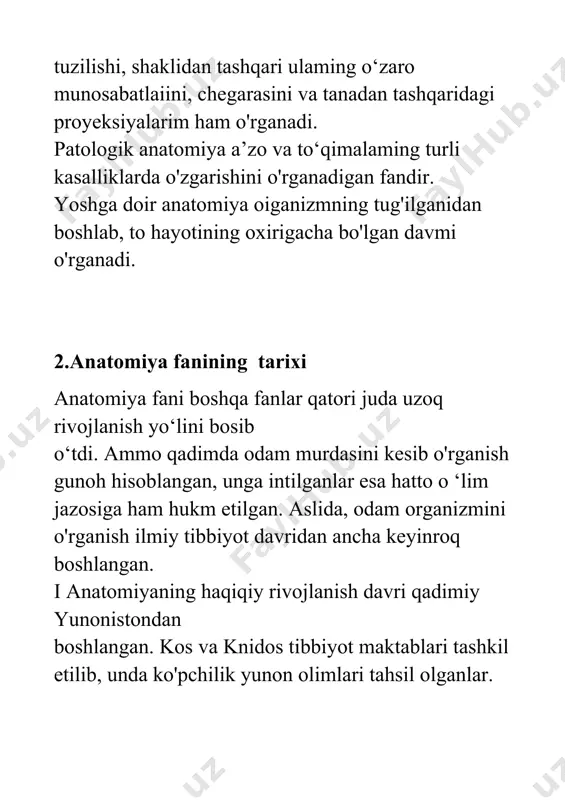 anatomiya faniga kirish - Page 5