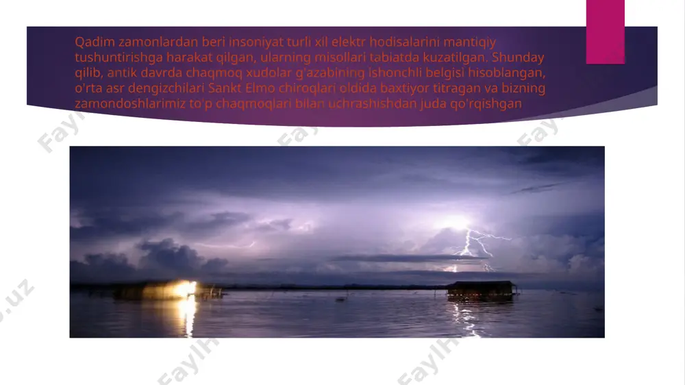 katta boʻladi. termoelektr hodisalar tralarni oʻlchashda va issiklik energiyasini elektr energiyasiga aylantirishda qoʻllaniladi. kuchlanish va tok kuchi elektr fizikasining eng muhim tushunchalari sanaladi. ushbu darsda biz elektr fizikasining muhim qismlaridan boʻlgan mana shu ikkita kattalik haqida dastlabki bilimlarga ega boʻlamiz. keyinchalik kuchlanish va tok kuchi natijasida hosil boʻladigan quvvat tushunchasiga ham toʻxtalib oʻtamiz. oʻtkazgichlar odatda tashqi qobigʻidagi elektronlari yoki valent elektronlari yadrosi bilan nisbatan kuchsiz bogʻ hosil qilgan atomlardan tashkil topgan. quyida mis atomining taxminiy chizmasi berilgan.