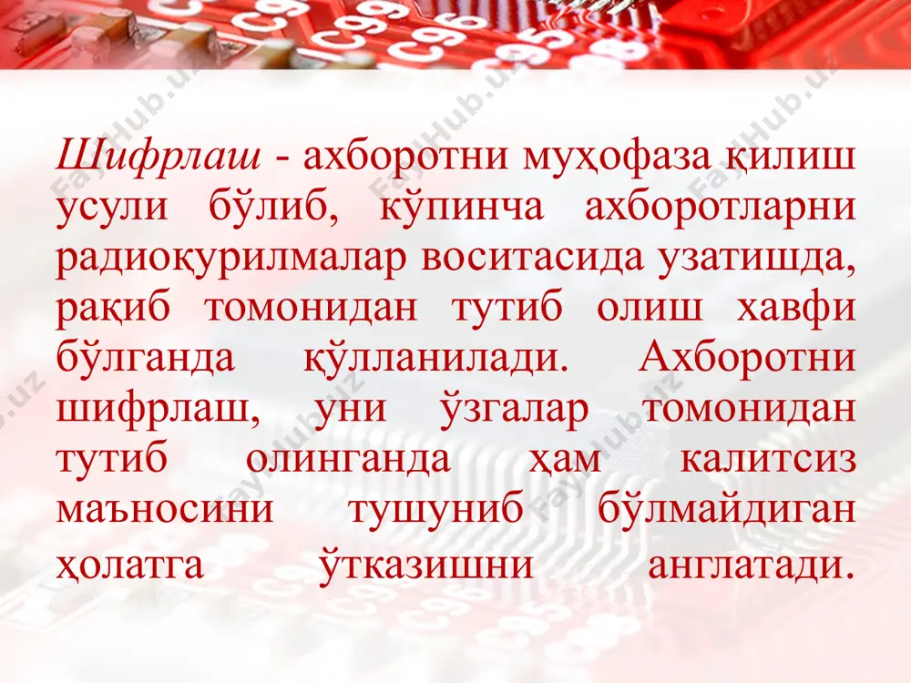 adreslash va uning turlari shifrlash va deshifrator registr va tranzistorlar - Page 4