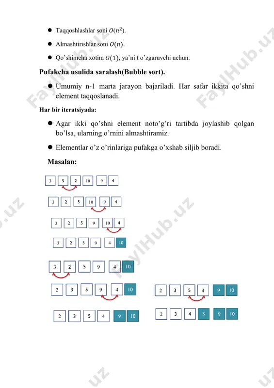 saralash algoritmlari - Page 5
