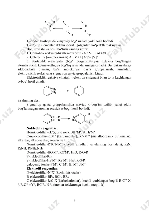 aks ettiradi, o‘rinbosar konstantasi bo‘lib, gammet konstantasi deb nomlanadi. ( oldidagi ishora (() bo‘lganda o‘rinbosarning elektronoakseptor xossasiga, (-) bo‘lganda elektronodonor xossasiga mos keladi. reaksion seriya konstantalari-p (() va (-) qiymatlarini, asosan -4 dan (4 gacha oraliqda qabul qiladi. p ning son qiymati kattalashgan sari, o‘rinbosarlar elektron effektlari va ularni o‘rganish uchun reaksion seriya sezgirligi ortadi. agar p(0 bo‘lsa, reaksiyani o‘rinbosarlarning elektronoakseptor effektlari tezlashtiradi, p(0 bo‘lganda elektronodonor effektlar reaksiyani tezlashtiradi. gammet konstantalari reaksion qobiliyatga (ayniqsa p-holatda) turlicha ta’sir qiluvchi i- va m-effektlar yig‘indisi ta’sirini xarakterlagani uchun bir oz chegaralangan imkoniyatga ega. gammet-braun konstantalari. o‘rinbosar va reaksion markaz o‘rtasida qutbiy kuchlanganlik mavjud bo‘lgan holda, m-effekt ta’siri kuchli namoyon bo‘ladi. bunda to‘g‘ri qutbiy kuchlanish konstantasi - ( deb atalgan, o‘rinbosarlarning yangi, kattalashgan konstantalaridan foydalaniladi. o‘rinbosarning elektronoakseptor va elektronodonor tabiatiga mos ravishda (- va (( qilib belgilanadi. 1957 yil braun va okamoto tomonidan aniqlangan va taklif etilgan bu konstantalar absolyut qiymati gammet konstantalaridan ancha …